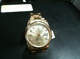 Rolex Day-Date 118205 Diamond Dial 18kt goild 