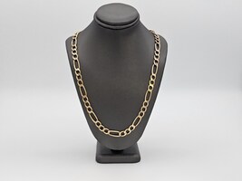 10kt 22" Figaro Link Chain