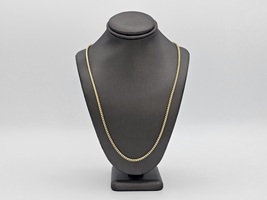  10kt 24" Franco Chain Yellow Gold 