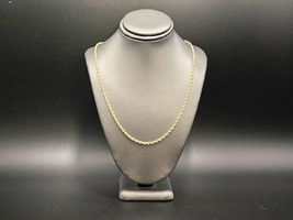 10kt 24" Rope Chain