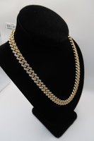 Unisex Yellow Gold Necklace Sz:18 