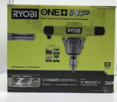 RYOBI ONE+ 18V HP 1/2 in. Brushless Cordless Mud Mixer (Tool Only) 