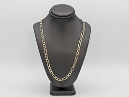 10kt 23" Figaro Link Chain