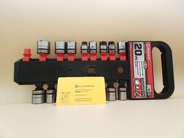 16-PC Socket Set Crescent !Missing Pieces!