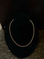 18KT Y/G POPCORN CHAIN