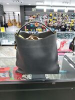 Tom Ford Pebbled Calfskin Large Alix Padlock Zip Hobo Bag