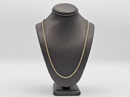 10kt 22" Rope Chain Yellow Gold 