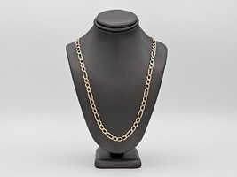 10kt 25" Figaro Link Chain