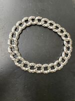 Female Silver Chain Sz:14 116.6dwt/0.925% 