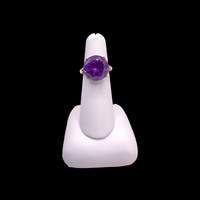 10k Yellow Gold Purple Amethyst Ring