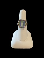  10KYG 4.4DWT Mystic Topaz Ring