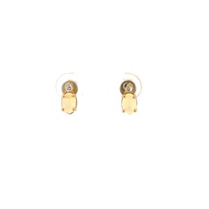 14k Opal, October & Dia. 0.06ct F VS Earring
