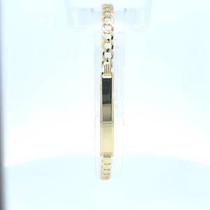  14K Yellow Gold 8.5" Curb Link Bracelet