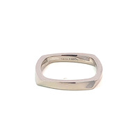  Tiffany & Co. 18k White Gold Frank Gehry Torque Ring 