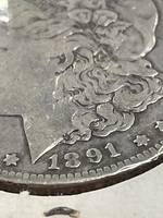 1891 CC (Carson City) Morgan Silver Dollar - PPSKN 153332