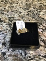 10k Gold Mom Ring Size 6