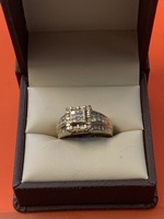 Yellow Gold Ladies Diamond  Ring Size  7 - PPS