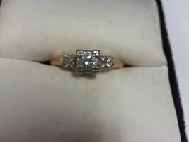 Antique Diamond Ring -size 6 - PPS KN