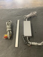Official Nintendo Wii  Cable Set. Power Supply AV Cable & Sensor Bar PPS KN