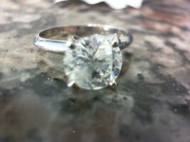  1.82 ct Solitaire ring in Tiffany setting size 7