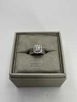  Women's White Gold Wedding Ring - 14kt - 7.80g - 1.5ctw - Size 9 -SPB GW-302058