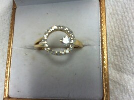 Diamond Ring - Yellow Gold -  14K - Size 6 1/2 - PPSKN307270