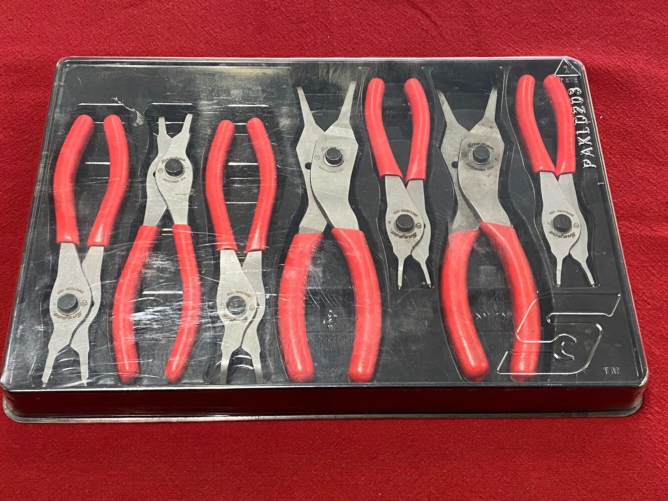 snap on snap ring pliers 7pc (kn1026132) PPS Smyrna Pawn Shop