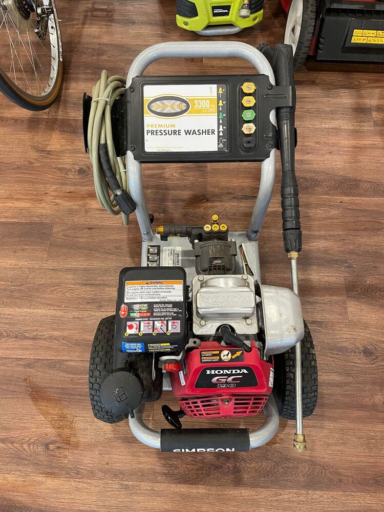 Simpson Premium Power Washer 3300PSI 2.4GPM Honda GC190 SPBTS308762