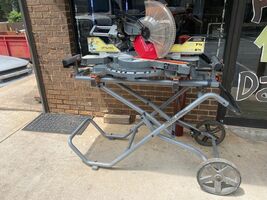 15 Amp 12 in Corded Sliding Miter Saw and Universal Mobile Miter Saw Stand PPS