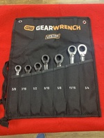 GearWrench 9567R N 7 Piece SAE  Reversible Combo Ratcheting Wrench Set - PPSKN