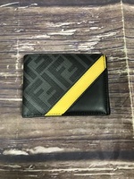 Fendi US Dollar Diagonal Wallet 7M0303A9XSF0R2A Yellow Stripe PPS 315810