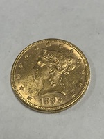 1893 $10 Dollar Gold Liberty Eagle Coin - PPSKN