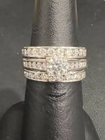 14K White Gold Wedding Ring    LS(319195)