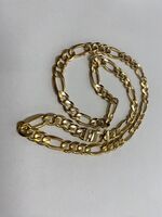 14K Yellow Gold Figaro Chain 26 Inches PPS