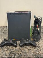 Microsoft Xbox 360 120GB HDD Game Console w/ Aftermarket Controllers VWG 322483