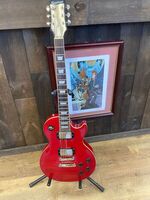 EPIPHONE LES PAUL STANDARD RED ELECTRIC GUITAR NO PICK GUARD PPSD