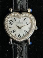 Women's Heart Diamond Mother of Pearl 27mm Watch Corum 24.183.20 - VWG 325691
