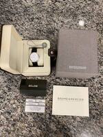 Baume & Mercier 5449806 38mm White Roman Dial Leather Band Geneve - VWG 326129