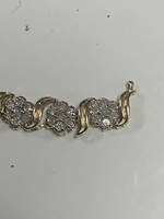 Diamond Tennis Bracelet - YG - 7" - 10k - PPSKN