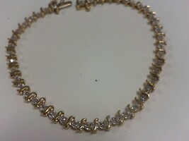 Diamond Tennis Bracelet - YG - 7" -  1/2CT - 10K - PPSKN