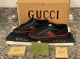 Gucci Off The Grid Men's Sneaker Black SIZE 8 US MEN 628709h9h701072 VWG 326803