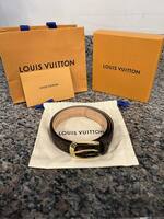 Louis Vuitton Ellipse 80 / 32 LV Monogram Belt SPB-SAL (328193)