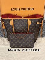 Louis Vuitton Neverfull MM Brown Monogram Canvas w/ Pochette SD1109 - VWG 328379