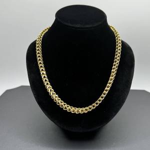 22" 10K Gold Foxtail Chain Necklace    LS(328383) 