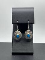 Sterling Silver and Turquoise Earrings   LS(328399)
