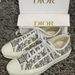 Christian Dior Oblique Embroid Logo Sneakers WalknDior Size 39 Women VWG 328486