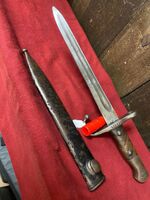 Turkish Model 1935 Mauser Bayonet With Scabbard PPSD