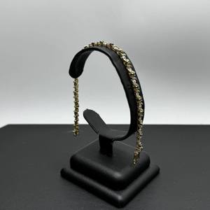 7.75" 10K Gold Bracelet with Stones      LS(329192) 