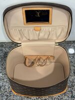 Louis Vuitton Monogram Vanity Case AA0121 Leather Trim Brown 2011 - VWG 329354