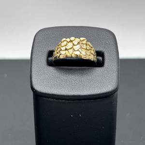 10K Gold Nugget Ring Size 7  LS(329932) 
